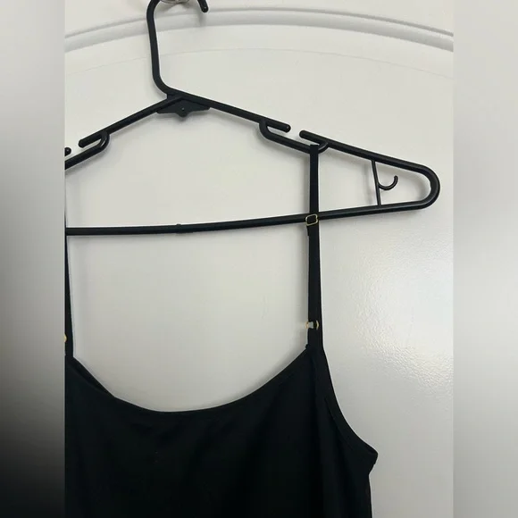 Show Me Your Mumu Black Slip Strappy Maxi Dress 100% Cotton size XS NWOT 90s